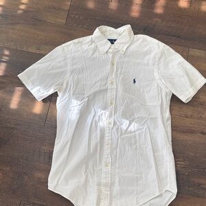 Polo by Ralph Lauren White Casual Button Down Shirt